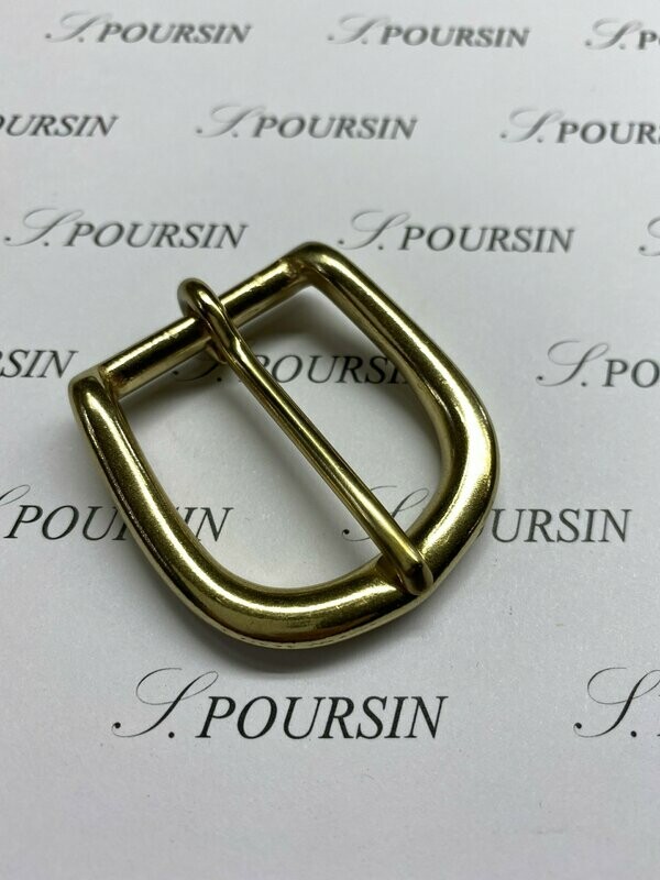 Boucle 253/27 Laiton Poli Bille - lot de 2 pièces