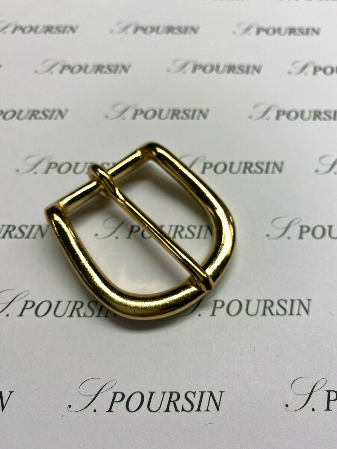 Boucle 253/27 Laiton Poli Bille Doré Or3N Verni - Bonne Affaire ! - 1 pièce