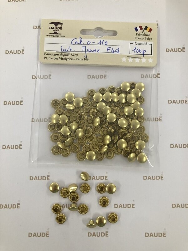 Calotte 0-110 Laiton - lot de 100 pièces