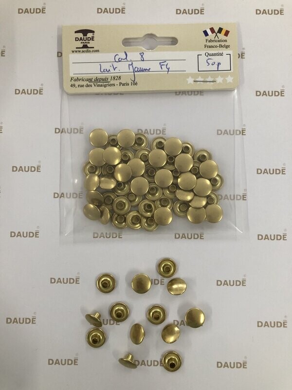Calotte 8 Laiton - lot de 50 pièces