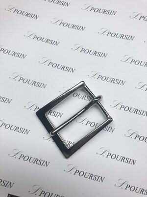 Boucle 35/35 Laiton Poli Bille Nickel  - lot de 1 pièce