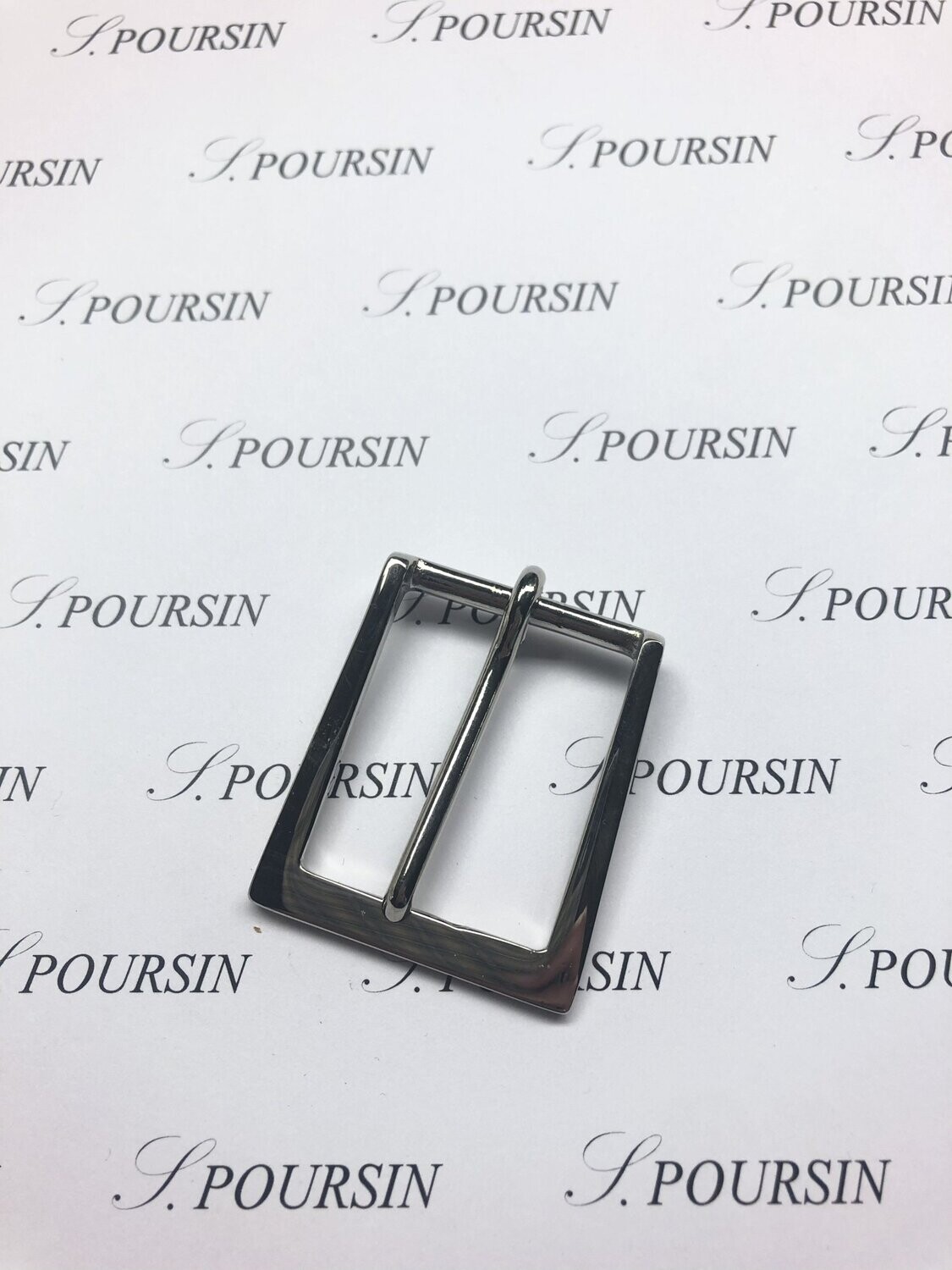 Boucle 35/30 Laiton Poli Nickel - Bonne Affaire ! -  lot de 2 pièces