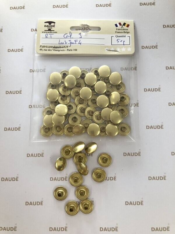 Calotte 9 Laiton - lot de 50 pièces