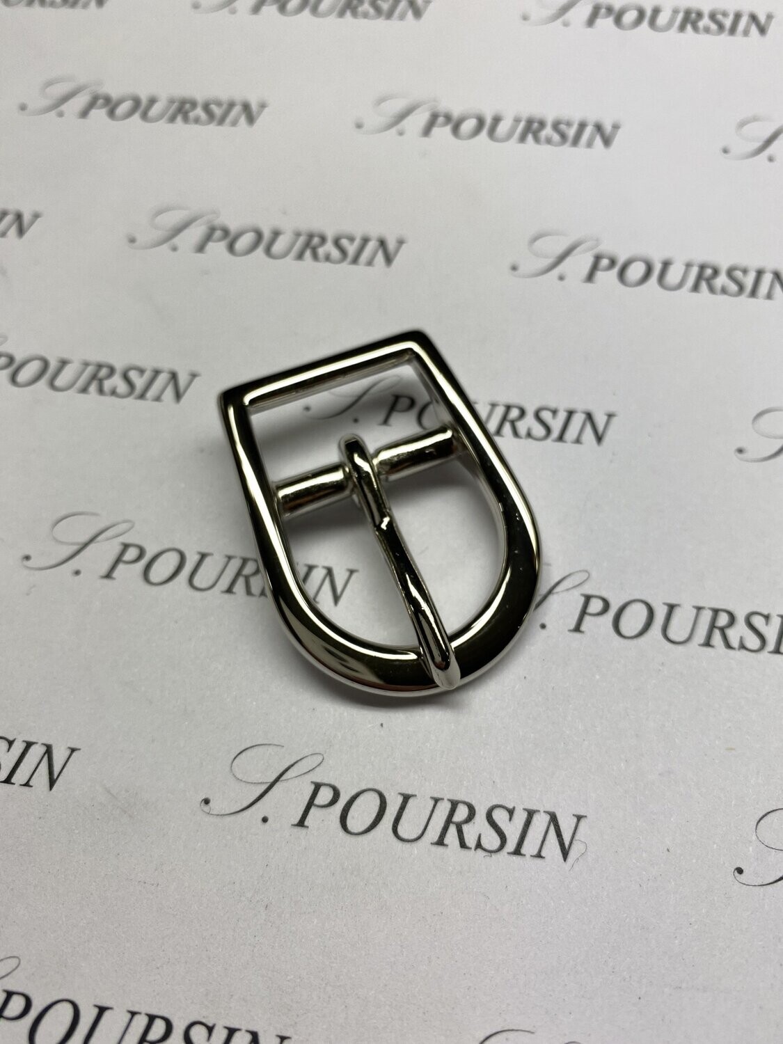 Boucle 915/20 Laiton Poli Main Nickel - lot de 2 pièces