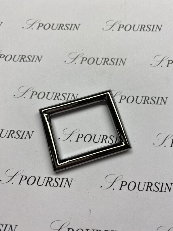 Cadre Fondu 30x23 M Laiton Poli Main Black Ruthénium  - lot de 2 pièces