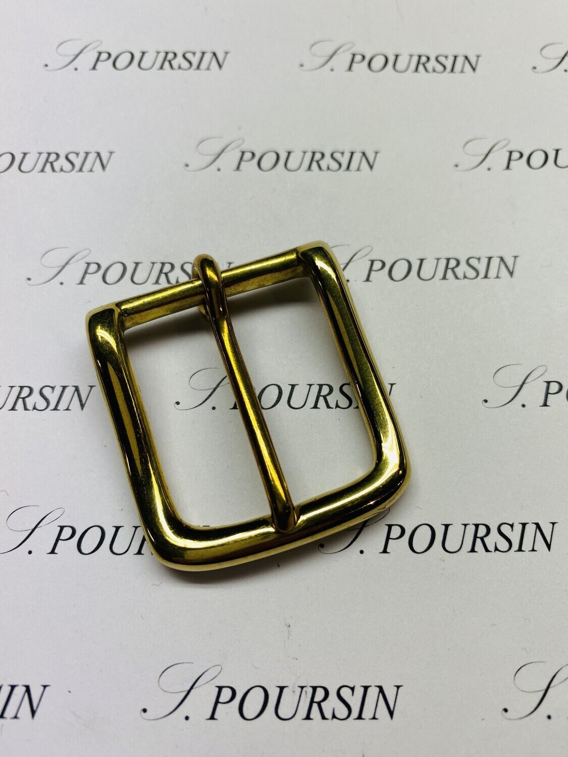 Boucle Lyre 30 Maro Laiton Poli Bille - lot de 2 pièces