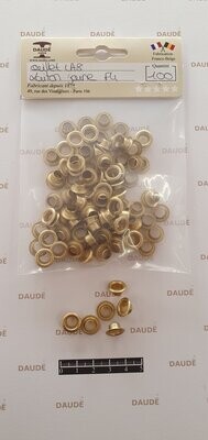 Oeillet LA8 Laiton - lot de 100 pièces