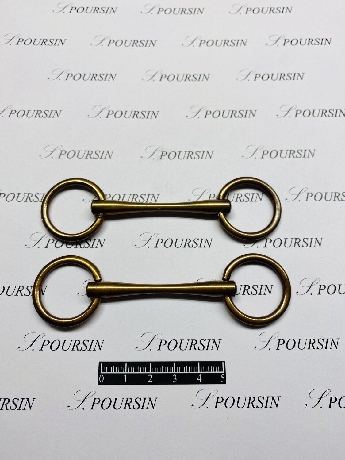Filet 9025/23 ( grand modèle ) Laiton Bronzé Antic Verni - Lot de 2 pièces