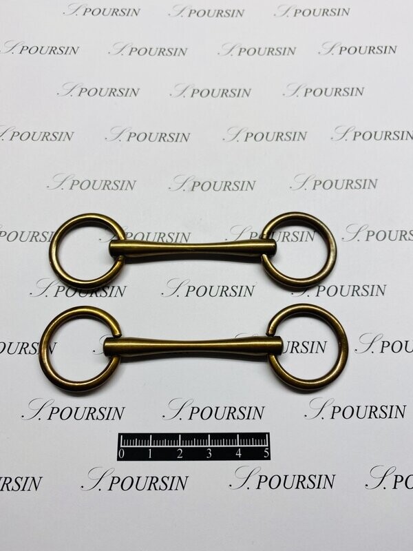 Filet 9025/23 ( grand modèle ) Laiton Bronzé Antic Verni - Lot de 2 pièces