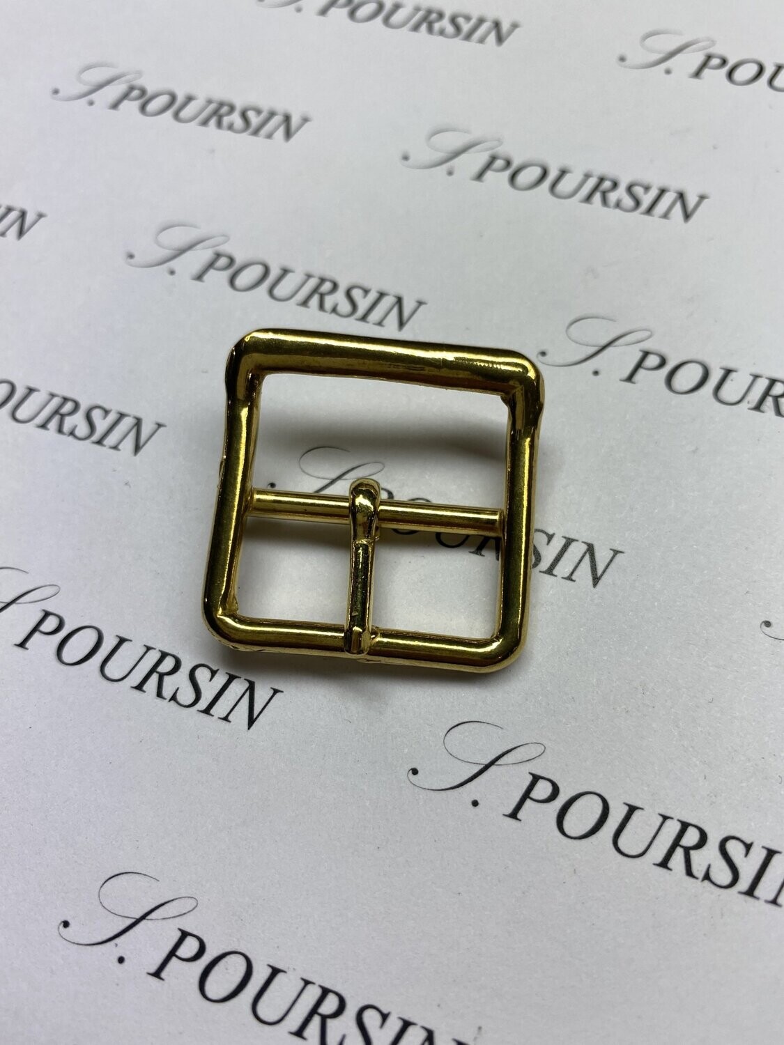 Boucle Vélo 23mm Soudée Laiton Poli Bille - lot de 4 pièces