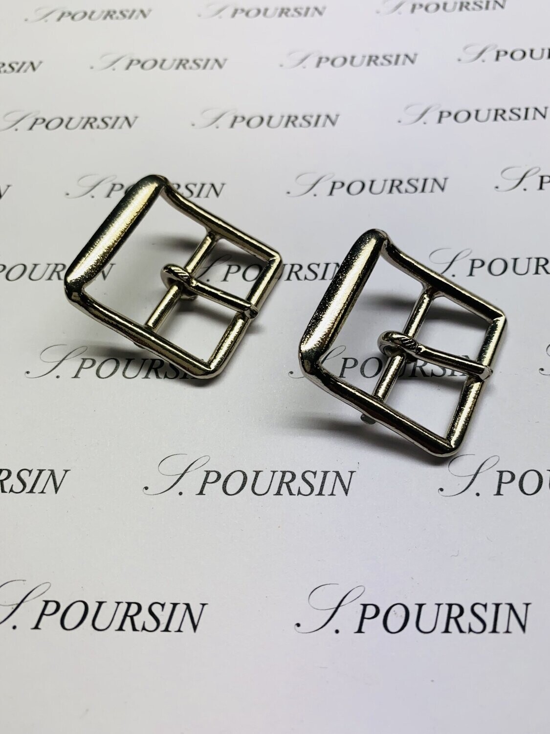 Boucle Vélo 25mm Soudée Laiton Nickel - Bonne Affaire! - lot de 4 pièces