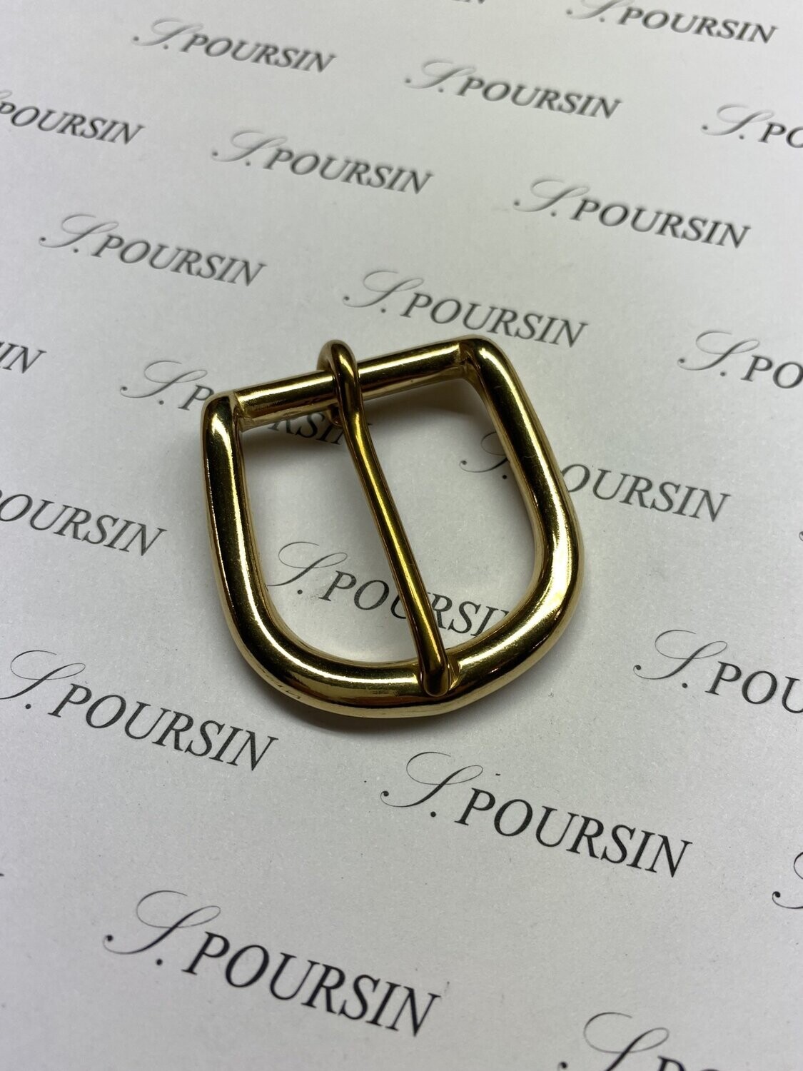 Boucle 253/30 Laiton Poli Bille - lot de 2 pièces