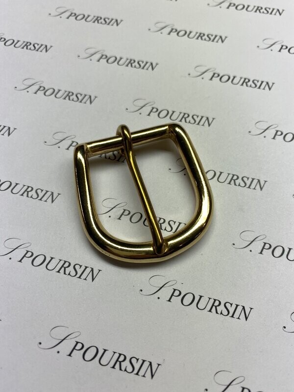 Boucle 253/30 Laiton Poli Bille - lot de 2 pièces