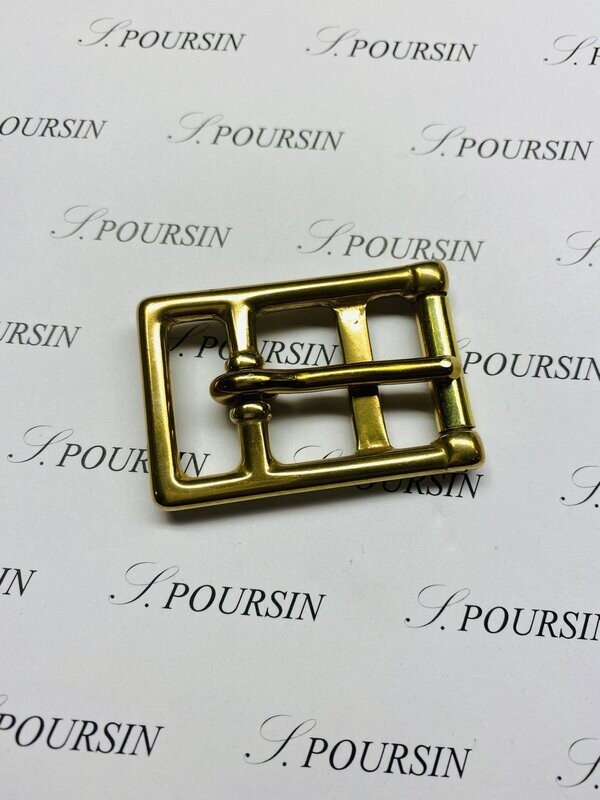 Boucle Sangle Droite 27mm CH Laiton - lot de 2 pièces