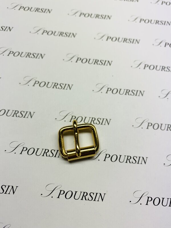 Boucle à Rouleau 16x3,4 Non Soudée Laiton Doré Or3N Verni - lot de 5 pièces