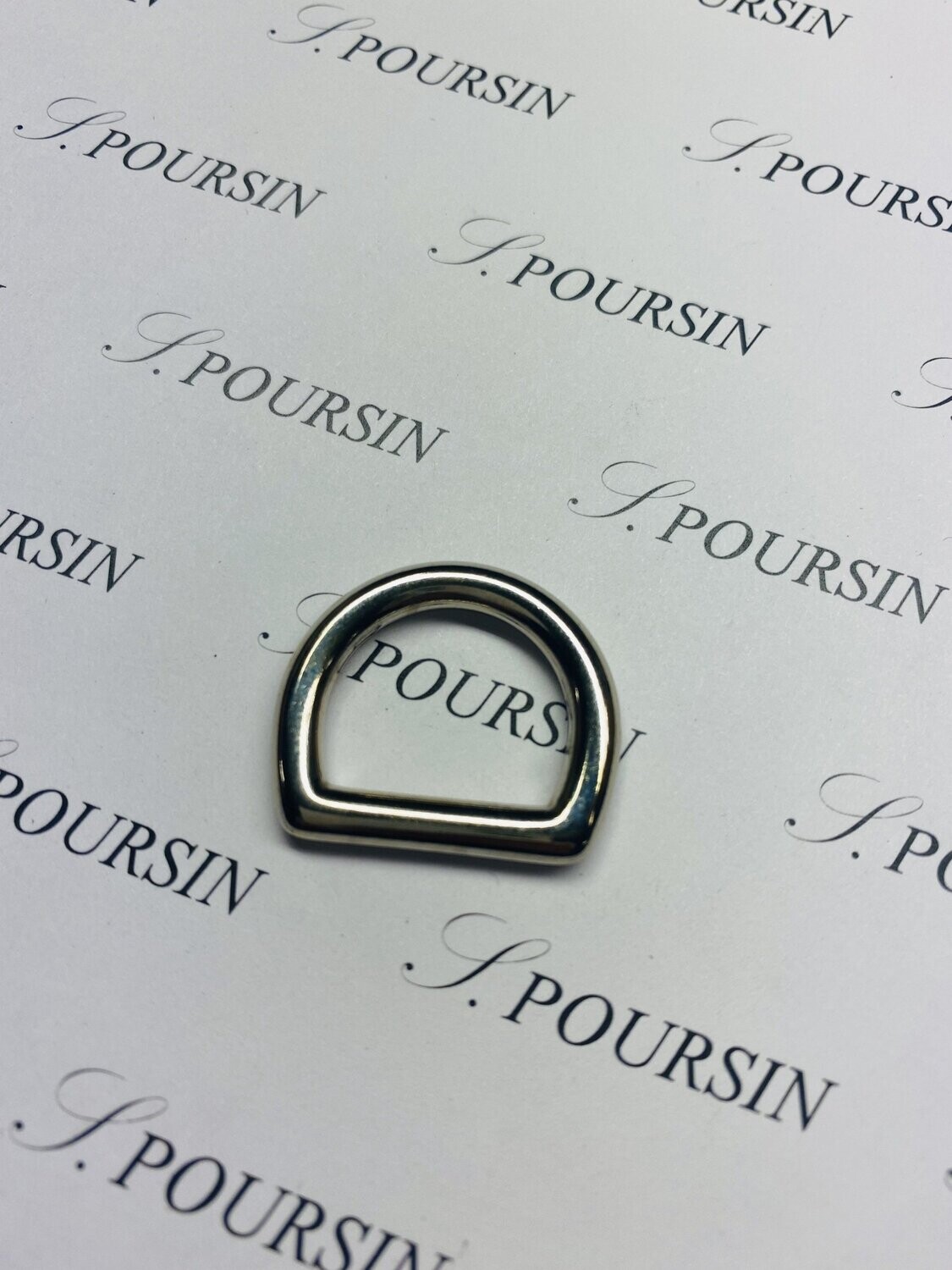 Dé fondu 18mm Laiton Poli Bille Nickel - lot de 2 pièces
