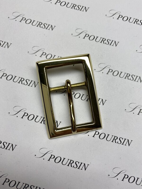 Boucle 640/25 Laiton Poli Main - lot de 2 pièces