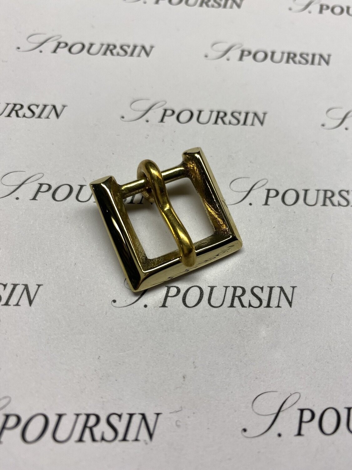Boucle 648/15 Laiton Poli - lot de 2 pièces