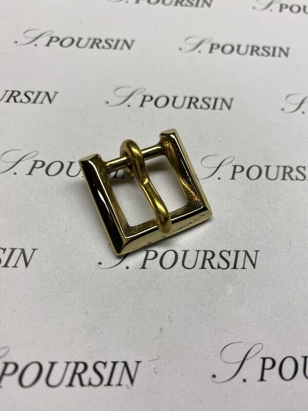 Boucle 648/15 Laiton Poli - lot de 2 pièces