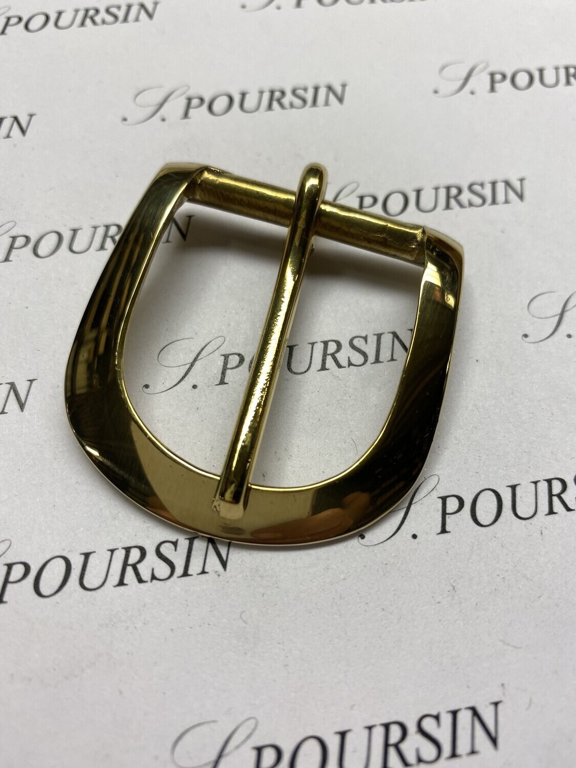 Boucle 649/30 Laiton Poli - lot de 2 pièces