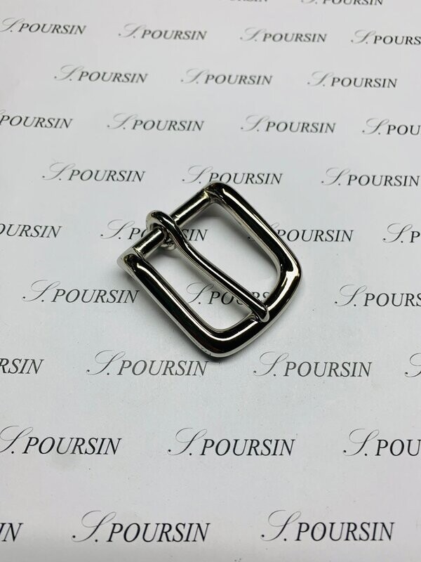 Boucle LYP 30 Laiton Poli Main Nickel - lot de 2 pièces