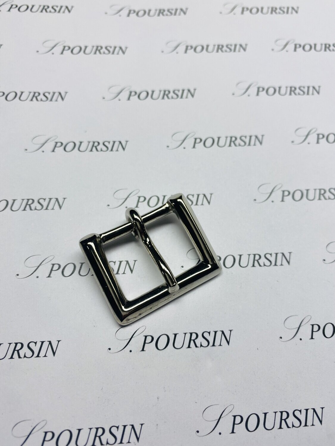Boucle 648/25 Laiton Poli Nickel - Lot de 2 pièces