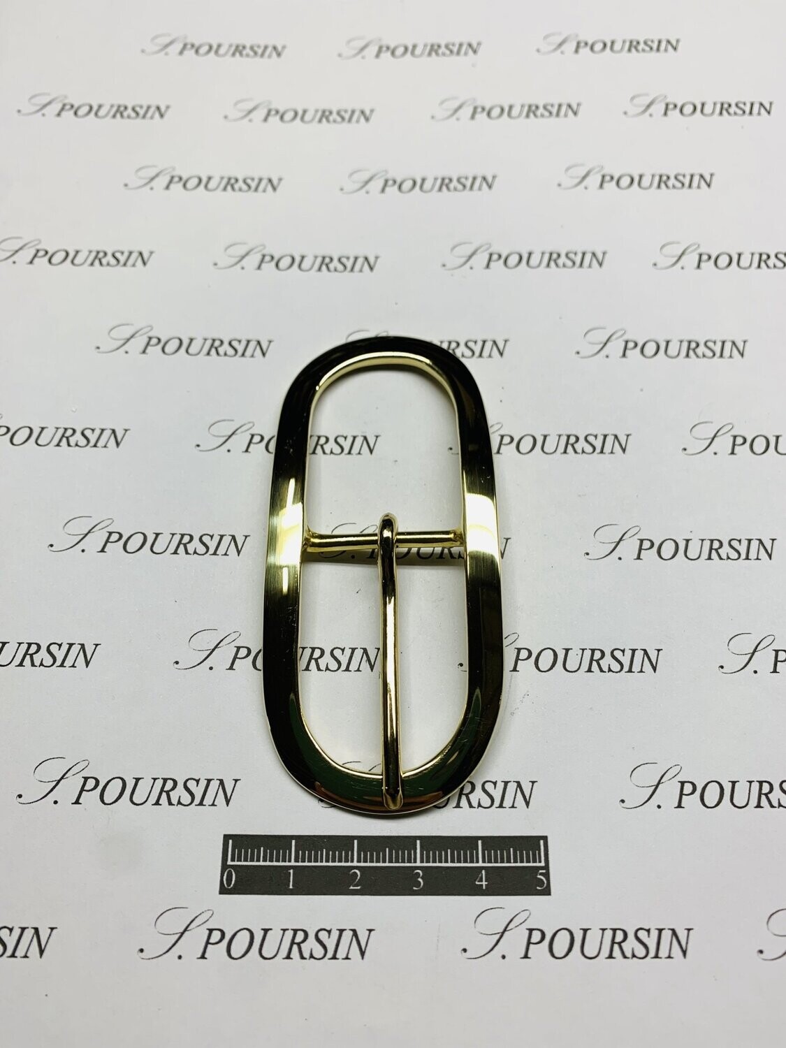 Boucle double 264/27 Laiton Poli - lot de 1 pièce
