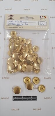 Calotte 1-80224 / 15mm Laiton - lot de 50 pièces, Finition: Jaune