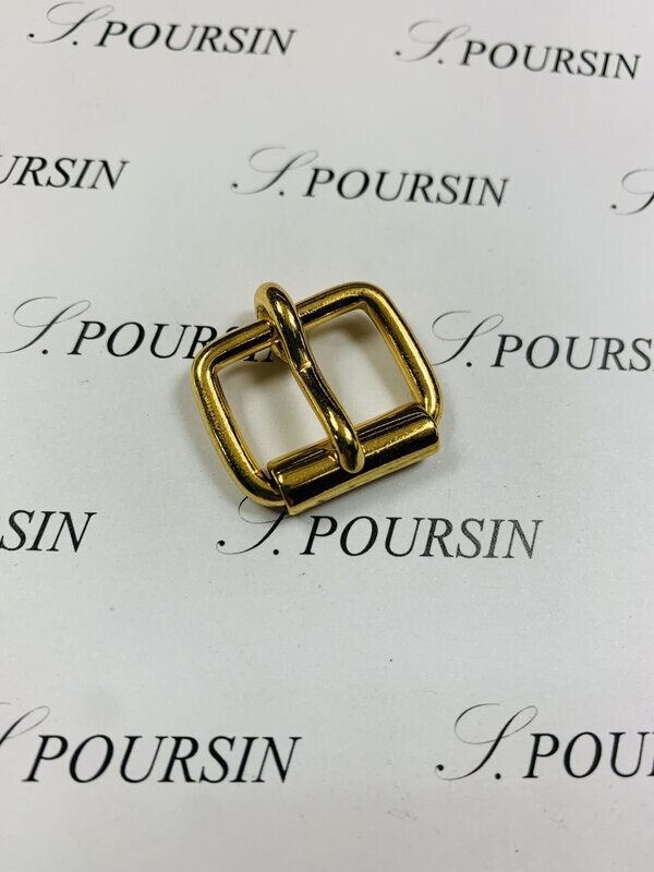 Boucle à Rouleau 18x12x3,4 Non Soudée Laiton Doré Or3N Verni -Bonne Affaire! - lot de 5 pièces