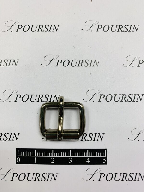 Boucle à Rouleau 18x12x3,4 Non Soudée Laiton Nickel FREE Verni - lot de 10 pièces