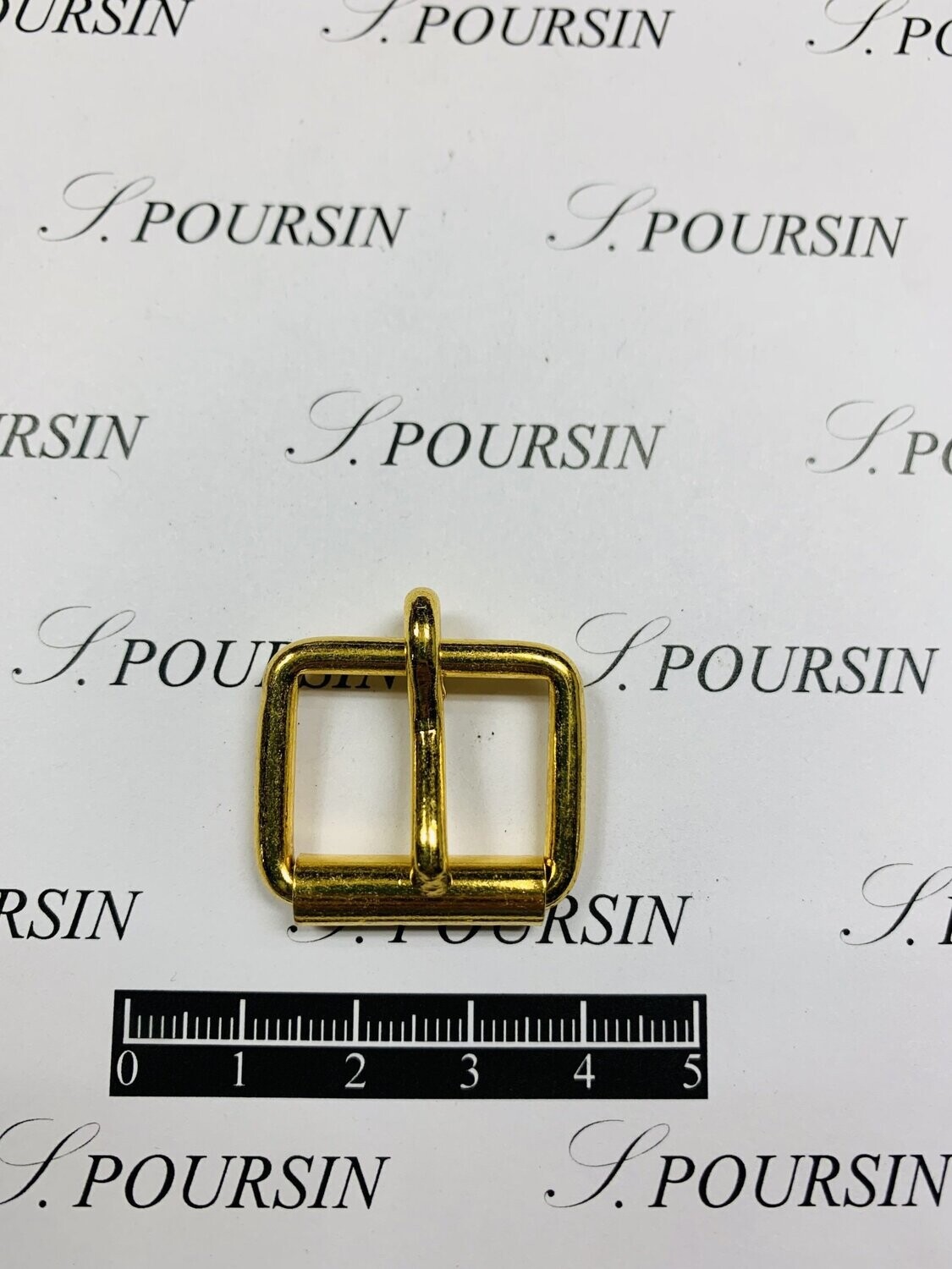 Boucle à Rouleau 22x17x3,4 Non Soudée Laiton Doré Or3N Verni - Bonne Affaire! - lot de 10 pièces