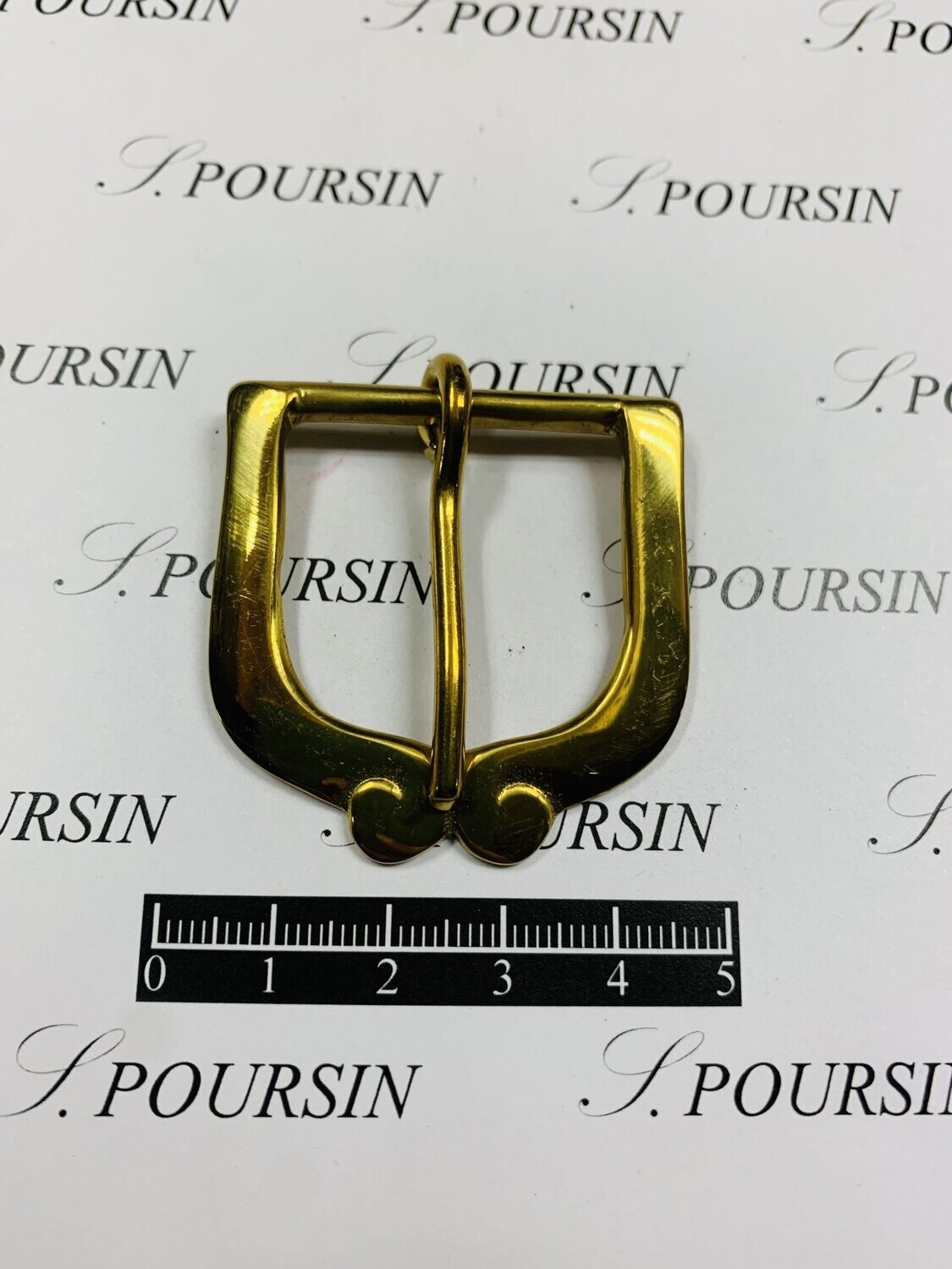 Boucle 8115/30 Laiton Poli - lot de 2 pièces