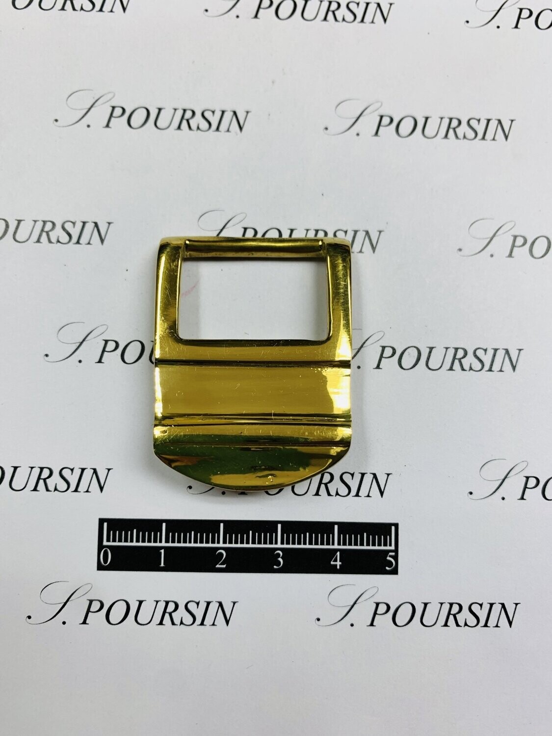 Boucle 8130/25 à Tenon Laiton Poli -Bonne Affaire! - lot de 4 pièces