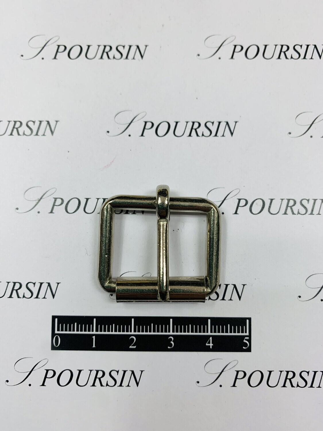 Boucle à Rouleau 23x18x3,9 Non Soudée Laiton Poli Bille Nickel - Bonne Affaire! - lot de 10 pièces