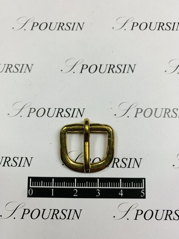 Boucle 27/16 Non Soudée Laiton Poli Bille- Bonne Affaire! - lot de 10 pièces