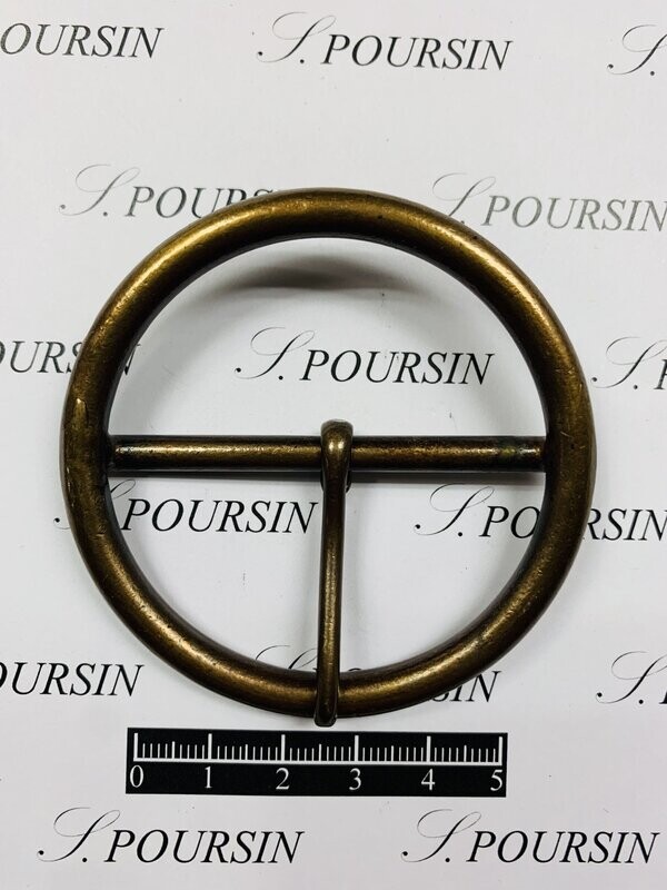 Boucle 258/55 Laiton Poli Vieux Cuivre Verni - Bonne Affaire! - lot de 2 pièces
