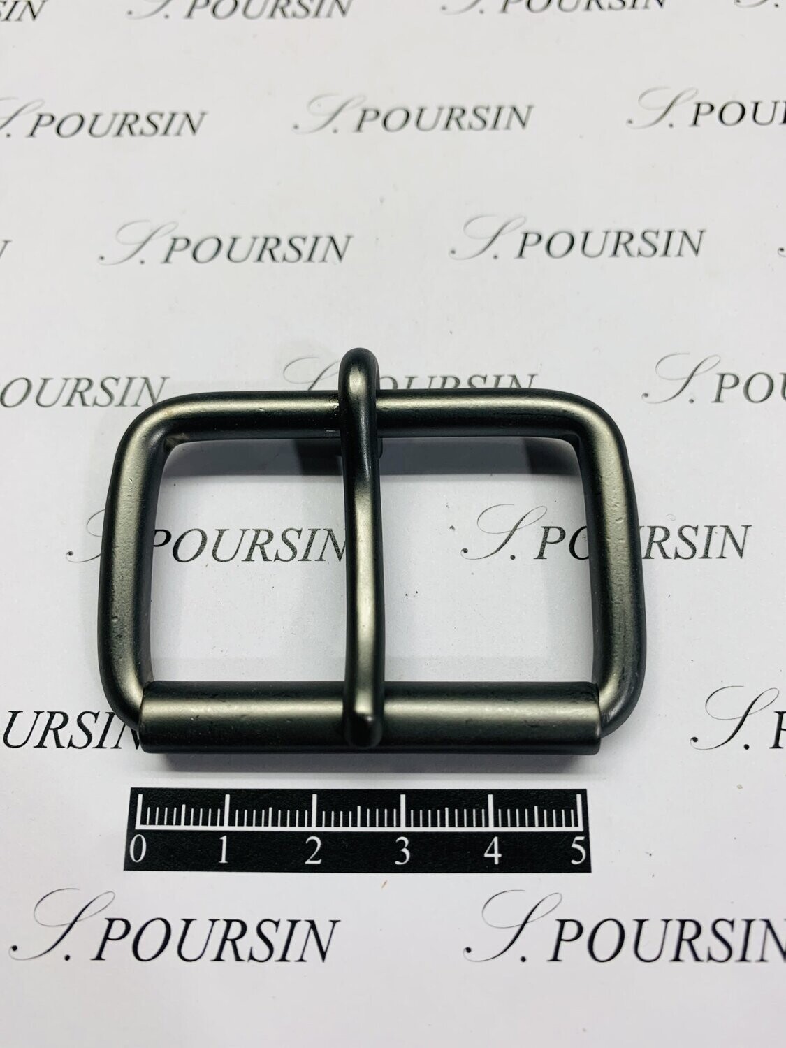 Boucle à Rouleau 50x30x6,0 Non Soudée Laiton Nickel Noir Verni Mat -  lot de 2 pièces