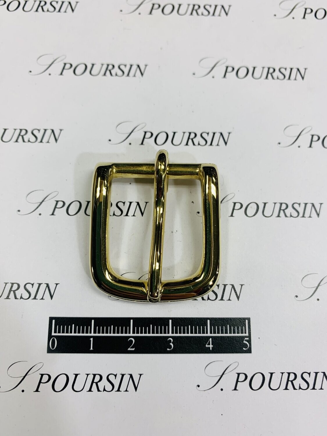 Boucle LYP 23 Laiton Poli Main  - lot de 2 pièces