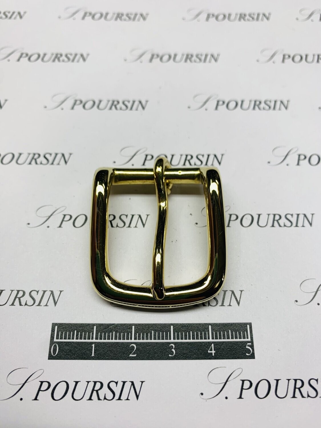 Boucle LYP 25 Laiton Poli Main  - lot de 2 pièces