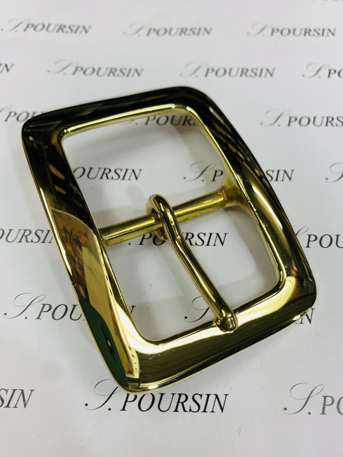 Boucle double 580/40 Forte Laiton Poli - lot de 2 pièces