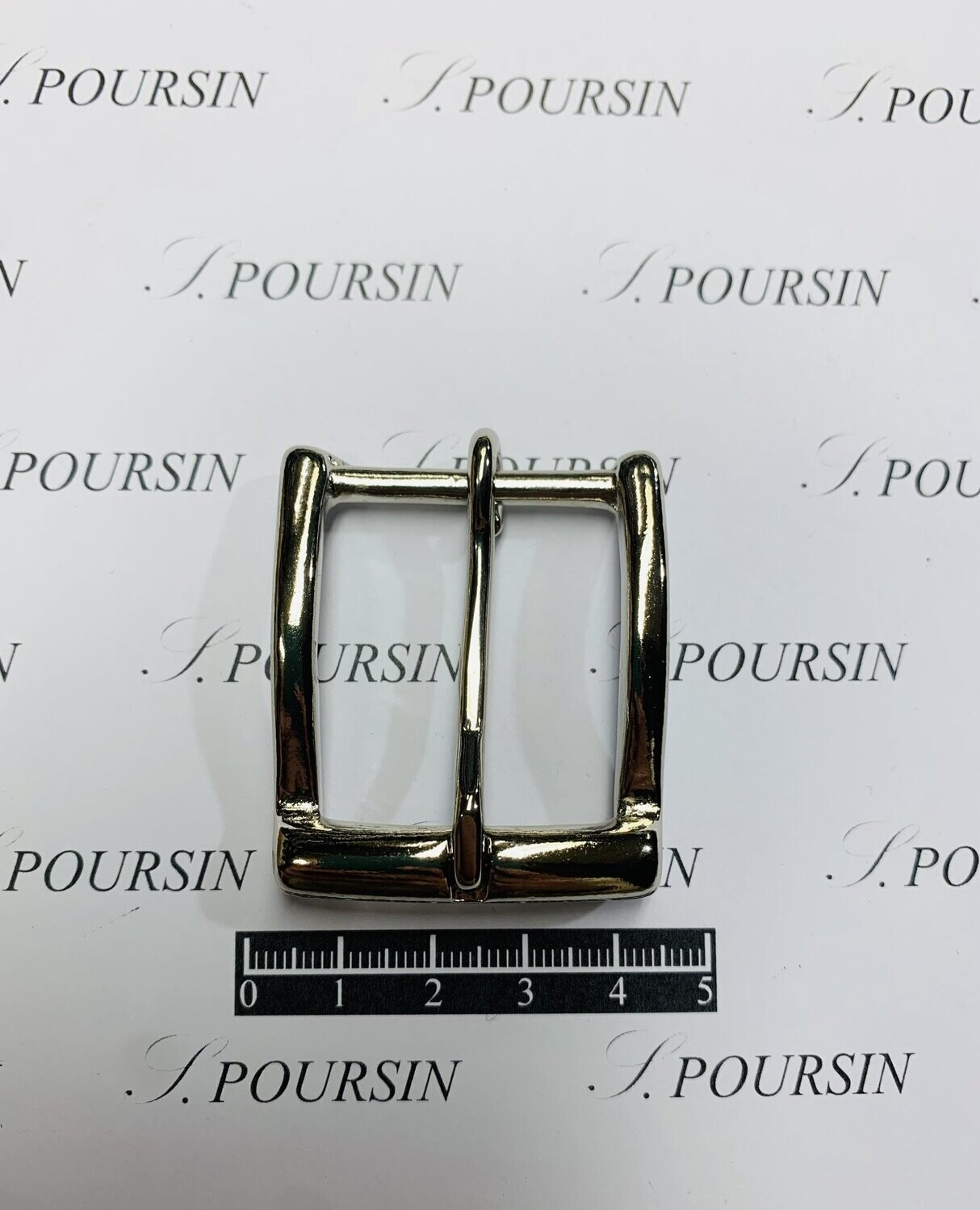 Boucle 249/30 Forte Laiton Poli Bille Nickel  - lot de 2 pièces