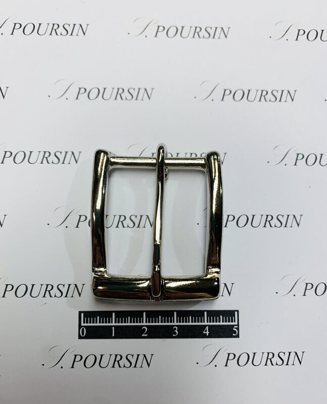 Boucle 249/30 Forte Laiton Poli Bille Nickel  - lot de 2 pièces
