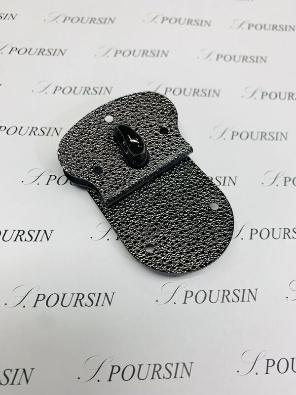 Serrure Etat-Major SEM 88 Laiton Nickel Noir Verni -Bonne Affaire! - lot de 2 pièces