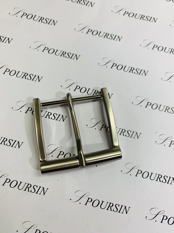 Boucle Simple 248/40 Laiton Poli Main Nickel Brossé- 1 pièce