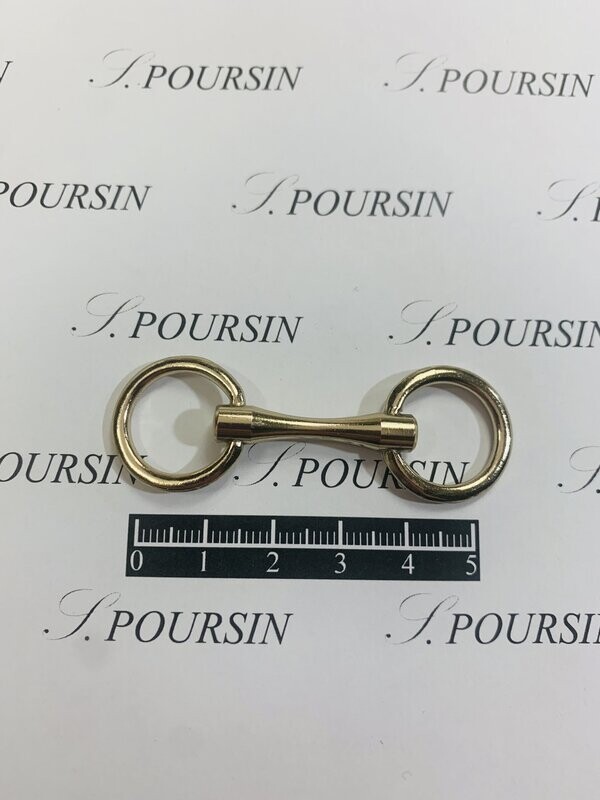 Filet 7159/14mm Laiton Doré Or 0,5N Verni- Lot de 2 pièces