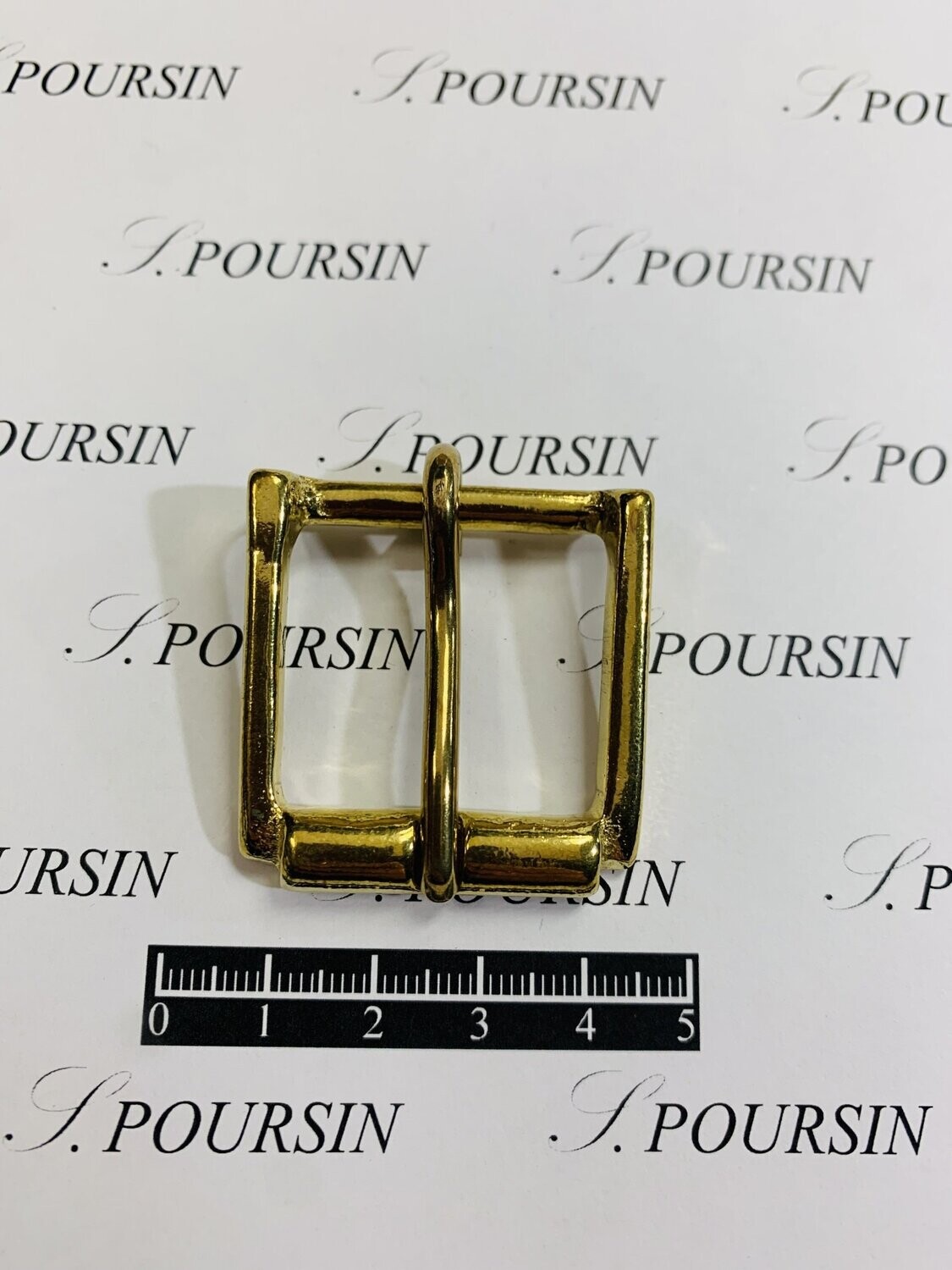 Boucle 249/30 Laiton Poli Verni - Bonne Affaire! - lot de 2 pièces