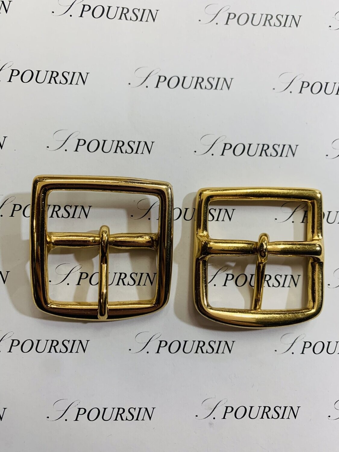 Boucle Etrivière 32mm Laiton Poli Bille Doré Verni - Bonne Affaire ! - 1 pièce