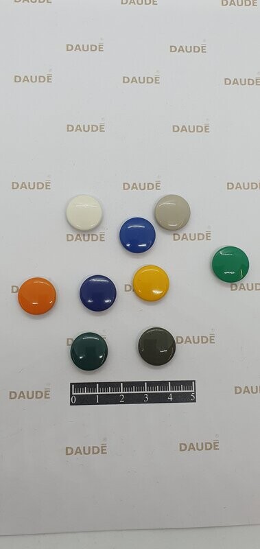 Calotte 1-5522 / 14,3mm Laiton Verni Couleur  - lot de 50 pièces