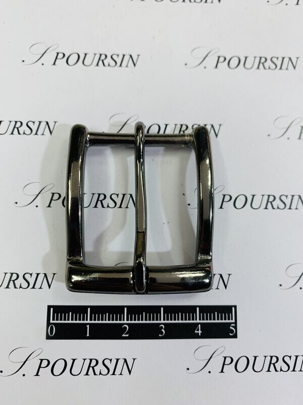Boucle 249/30 Forte Laiton Poli Bille Nickel Noir Verni  -  lot de 2 pièces