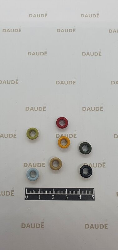 Oeillet LA6 Laiton Verni Couleur - lot de 100 pièces